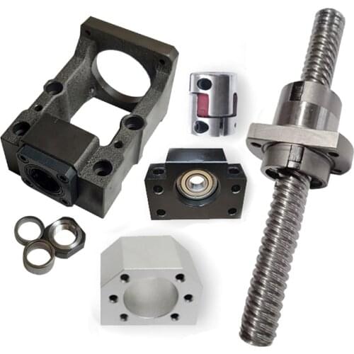 1PC Ball Screw Servo Stepper Motor Integrated Seat Set SFE3232 4040