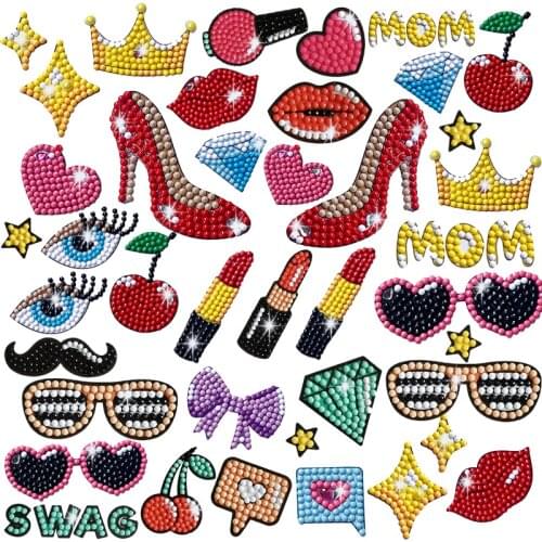 5D DIY Kids Diamond Painting Stickers Girl Dress Up Decoration Toys Diamond By Numbers For Learner Picture Of Painting design