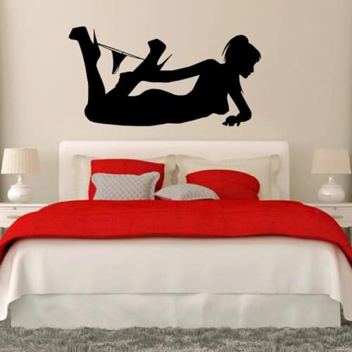 Large Sexy Lady Girl Naked Wall Sticker Bedroom Couple Wedding Sexy Fashion Woman Wall Decal Living Room Vinyl Decor