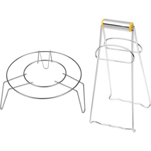Household Stainless Steel Cooking Ware Steaming Rack Stand & Cook Chef Stainless Steel Folding Hot Dish Plate Clip Tong
