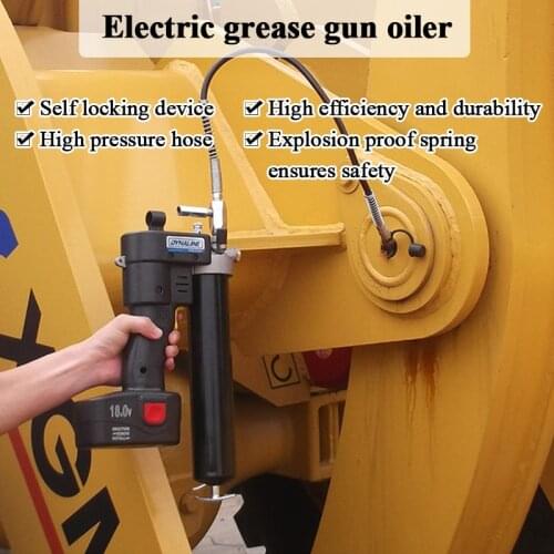 Electric Grease Syringe Oiler Portable Grease Beater Steam Protection Lubrication Tool Excavator Special Oil Beater Air Pump