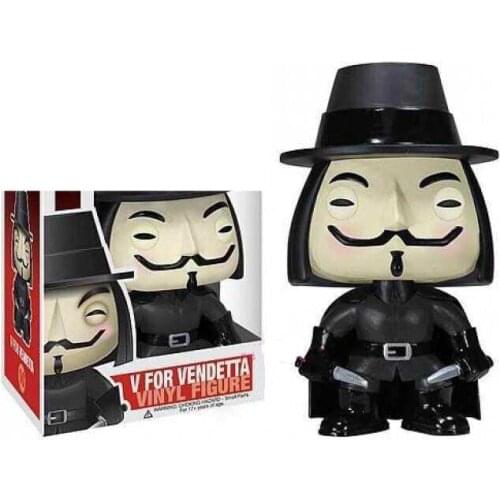 FUNKO POP Movies V for Vendetta 10# Vinyl Action Figure Golden Pattern Collection Model Toy