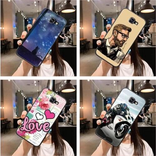 Black Case Dirt-resistant Phone Case For Samsung Galaxy A710/A7 2016/SM-A710F Anti-knock Shockproof