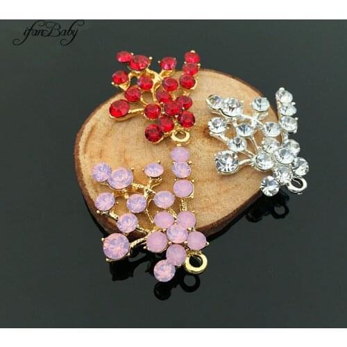 Metal Buttons For DIY Accessories flat back Alloy Rhinestone buttons
