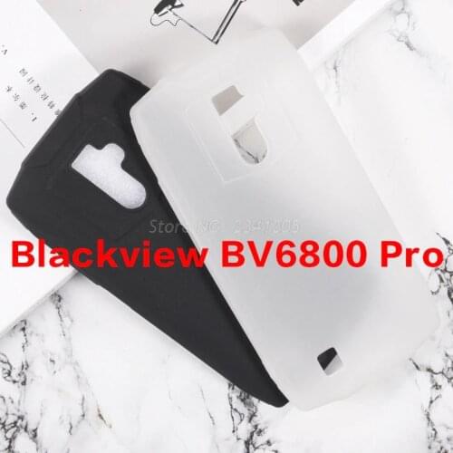 Soft Black TPU Case For Blackview BV6800 Pro Gel Pudding Silicon Caso Back Cover For Blackview BV6800 Pro Protective Phone Shell