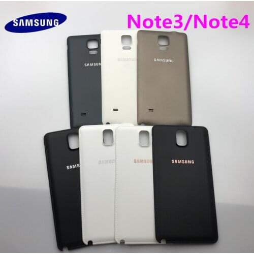 Original Note3 note4 Battery Back Cover Case for Samsung Note 3 N900 N9000 N9006 N9005 Note 4 N9100 N910F Battery Door Back Case