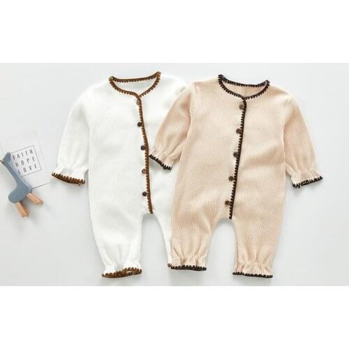 Newborn Baby Girls Autumn Clothes Boys Rompers Long Sleeve Clothing Roupas Infantis Overalls Winter Fall Bebe Outfit Jumpsuits