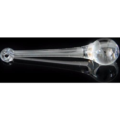 252pcs 20*80mm Crystal Drop Prism Drops Clear Glass Chandelier Parts Prism Hanging Lighting Pendants For Strand Garland DIY