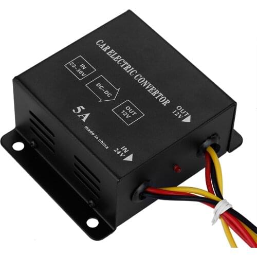 5/10/15/20A Car Truck 24V To 12V Powers Converter Electric Voltage Reducer Step-Down Transformer High Efficient Switch-Mode