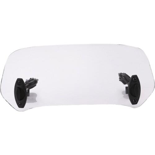 Motorcycle Part Adjustable Clip Windscreen Air Deflector For Suzuki For Yamaha