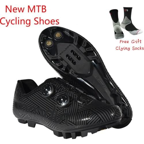BOODON New Cycling Shoes Breathable&Waterproof Mountain Bike Racing Shoes MTB Cycling Self-Locking Shoes Athletic Bicycle Shoes