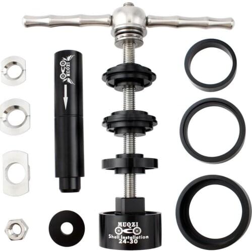 Bike Bottom Bracket Install And Removal Tool Stainless Steel Road Bike BB Bearing Press Install ​Repair For BB86/30/91/92 PF30