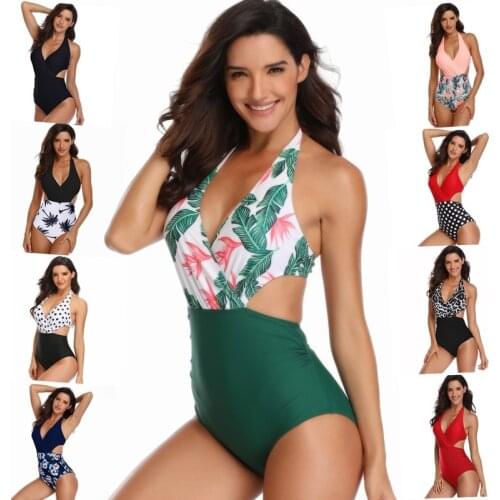 Swimwear Women One Piece Swimsuit Bathing Suit Swimming Suit For Women Plus Size Badpak Sexy Bikini Print
