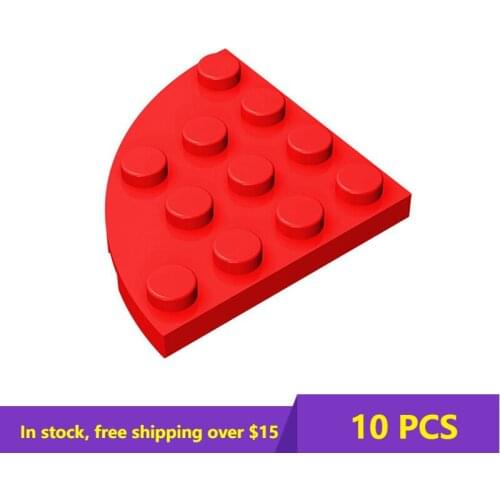 10PCS MOC Bricks Assembles Particles 30565 4x4For Building Blocks Classic Brand Kids DIY Educational High-Tech Spare Toys