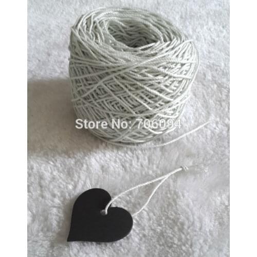 110 yards per roll quality cotton string hang tag seal clothing thread cords Free Shipping
