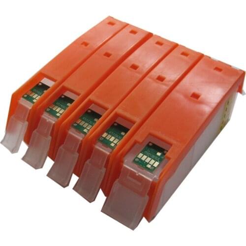 6PCS PGI-250PGBK CLI-251BK C M Y GY for canon MG6320 MG7120 MG7520 IP8720 refillable ink cartridge with ARC chip pgi250 pgi 250