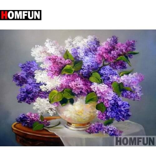 HOMFUN Full Square/Round Drill 5D DIY Diamond Painting "Hand butterfly" Embroidery Cross Stitch 3D Home Decor Gift A16876
