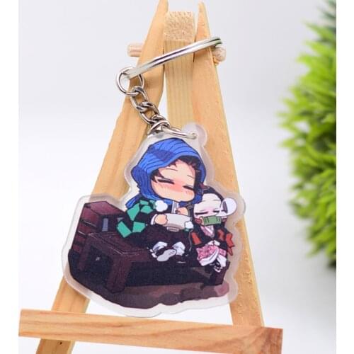 Demon Slayer Keychain Anime Kimetsu no Yaiba Keyring WL0430