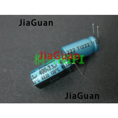 20PCS NEW RUBYCON RX30 400V3.3UF 8X16MM Electrolytic Capacitor rx30 3.3uF/400V 130 degrees rx30 3.3UF 400V