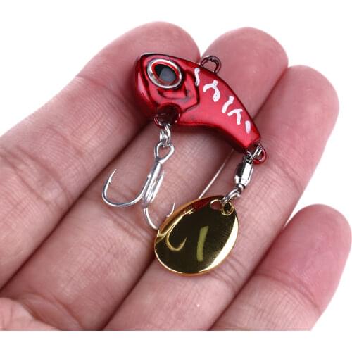 HENGJIA Spoon VIB-Sequin Fishing Lures Hard Crankbait 9g 14g 16g Jig Wobbler Fishing Tackle