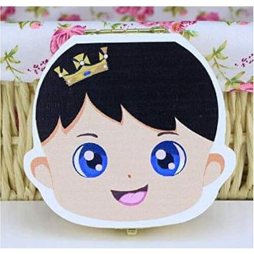 Solid Wood Lanugo Deciduous Teeth Collection Box