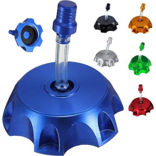 48mm CNC cap fuel tank vent valve CAP minimoto Quad 90cc to 125CC blue