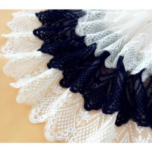 2 Yards DIY Handmade Patchwork Embroidered Ribbon Sewing Supplies Craft Flower Soluble Embroidery Lace Trim Knitting Wedding