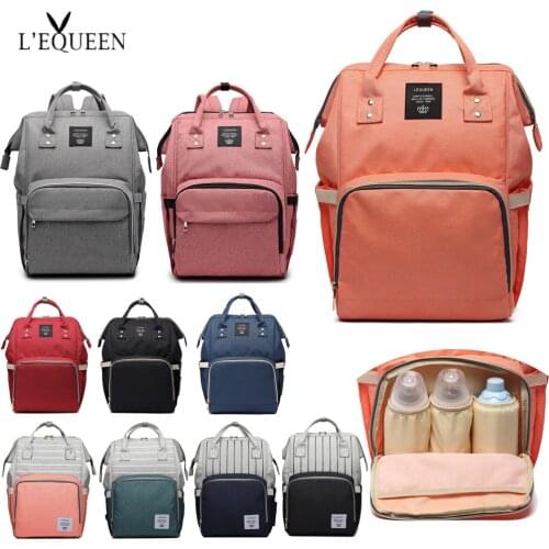 Lequeen Moederschap Luiertas Waterdichte Mummie Tas Grote Capaciteit Luiertas Rugzak Verpleging Zak Voor Babyverzorging