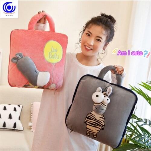 LOGO custom air conditioning pillow quilt dual purpose wholesale manufacturer direct selling vehicle multi-function cushion