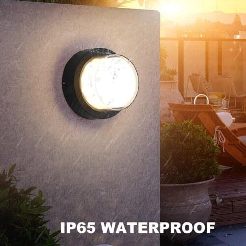 Modern LED IP65 waterproof wall lamp Simplicity sconces light indoor and outdoor garden courtyard fence balcony decor lighting