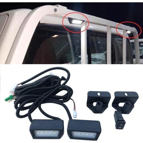 Trunk Lighting Accessories For Toyota Land Cruiser FJ70 FJ76 FJ77 FJ78 FJ79 LC70 LC71 LC76 LC77 LC79 Roof Light