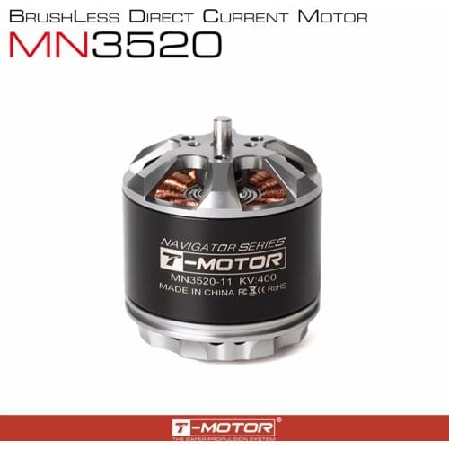 T-MOTOR MN3520 KV400 Pilot Series Brushless Motor for multirotor copter Recommended AIR 40A ESC and tmotor 15" 16" 17"propellers