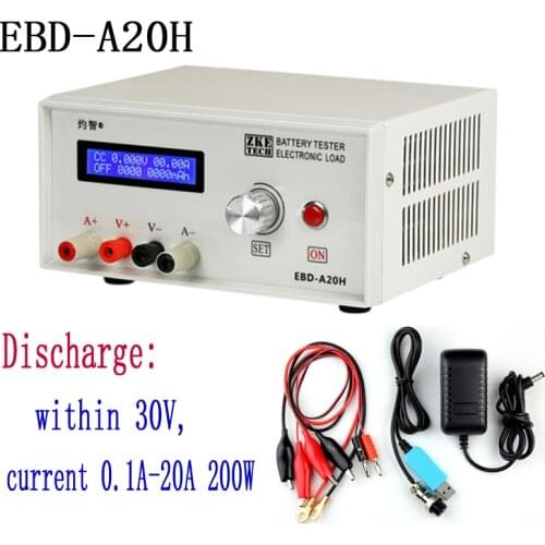 EBD-A20H Battery Capacity Tester Electronic Load Power Tester Discharge Meter 20A