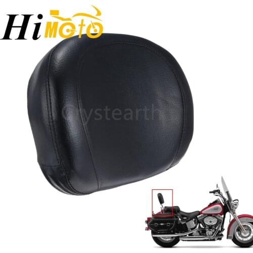 Universal Motorcycle Passenger Sissy Bar Backrest Cushion Pad For KTM Honda Yamaha Suzuki Harley Bobber Chopper Cruiser Custom