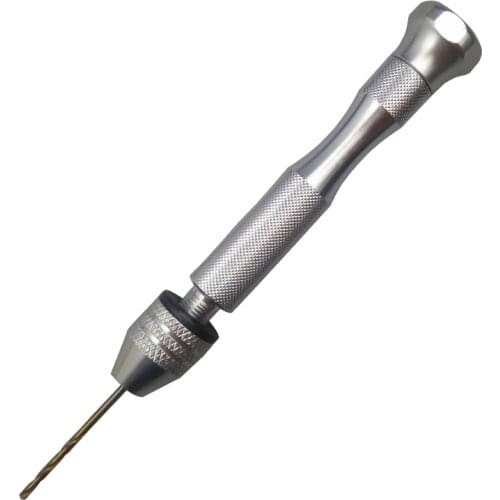 Jewelry Craft Hand Pin Hole Drill Jewelers Burs Drilling Reamer Chuck Clamp 0.3-3.2mm Mini Hand Twist Drill For 7*0.75 chuck