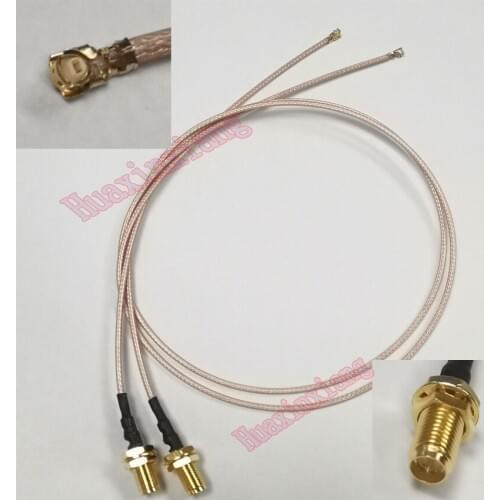 10PCS/Lot RP-SMA-K Female Jack to IPEX/IPE/U.FL Connector RF Extension pigtail cable RG178 20CM/30CM/50CM