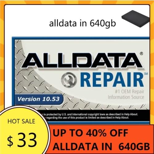 2021 Alldata Repair auto alldata repair software 10.53v All data car software with tech support for cars and trucks in 640gb hdd