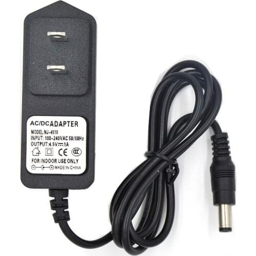 4.5V 1A 1000mA AC 100V-240V Converter power Adapter Charger To DC 4.5V1A 4.5W Power Supply EU US Plug DC 5.5mm x 2.5 / 2.1mm