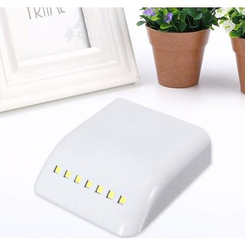 Battery Powered Wireless LED PIR Motion Sensor Light Cabinet Wardrobe Drawers