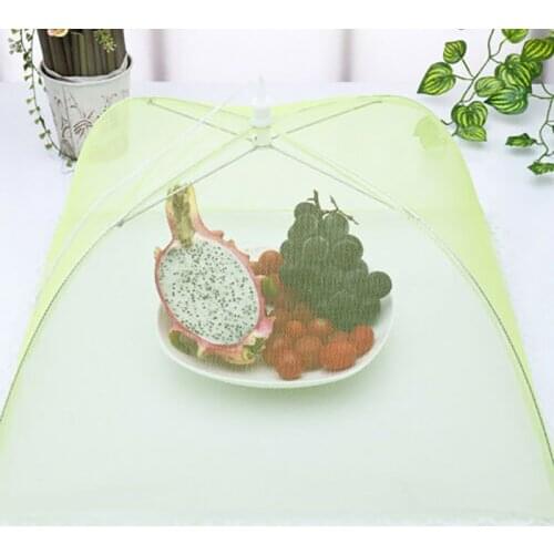 Large Pop-up Mesh Screen Protect Food Cover Tent Dome Net Umbrella Picnic Kitchen Mesh Anti-fly Umbrella Picnic Food Protector