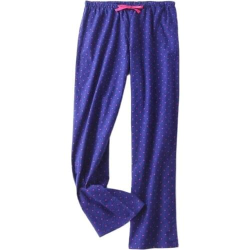 Pants For Women Trousers Cotton Flannel Printing