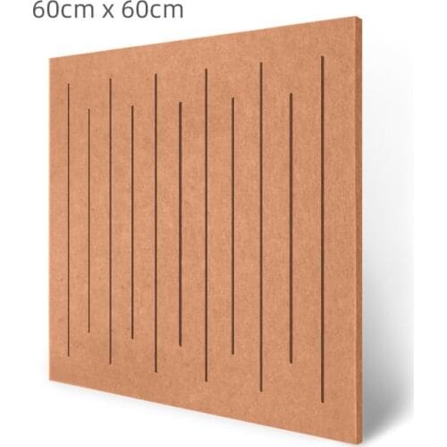 Custom E0 Grade Polester Acoustic Ceiling Wall Panel Board Sound-absorbing Diffuser Theatre KTV Studio Panels 600x600mm 8pc