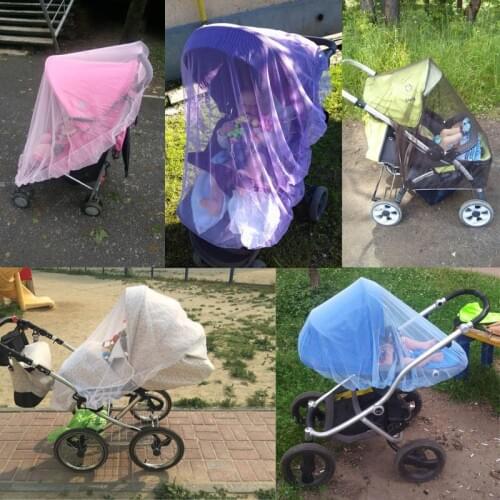 Mosquito Net Baby Carriage High Quality Useful Multi-Color Mosquito Net Increase Size Encryption Baby Stroller Mosquito Net
