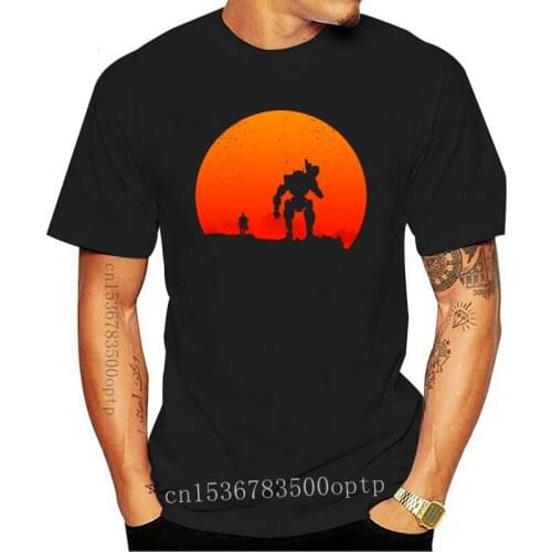 Titan Respawn Entertainment Titanfall 2 Classic Tshirts Sunset Shooter Game Funny Designers Fashion T Shirt Fathers Day Men
