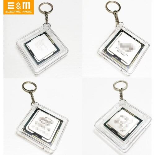 Laser engraving CPU Keyboard Mechanical Shaft Keys Chain Pattern Customization Personalized Pendant for Science Geek Ornament