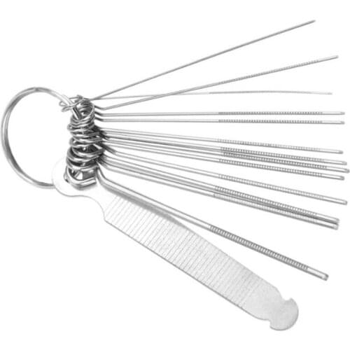 Stainless Steel Guitar Nut Slotting File Kit Saw Rods Slot Filing Set For Professional Guitar Accessories Musician Guitar Parts