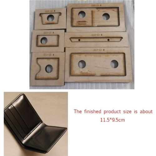 New Leather Wallet Diy Craft Wooden Cutting Dies Supplies Template Wood Mould Suitable For Common Die-cutting Machines