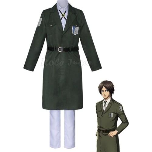 Attack On Titan Cosplay Scout Regiment/Scout Legion/Survey Corps/Recon Corps Halloween Costume Full Sets XS-3XLC140M155