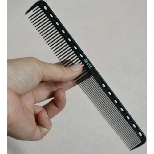 Professional Hair Comb Heat Resistant Medium Cutting Carbon Comb Salon Anti-static Brush Barber Styling Tool