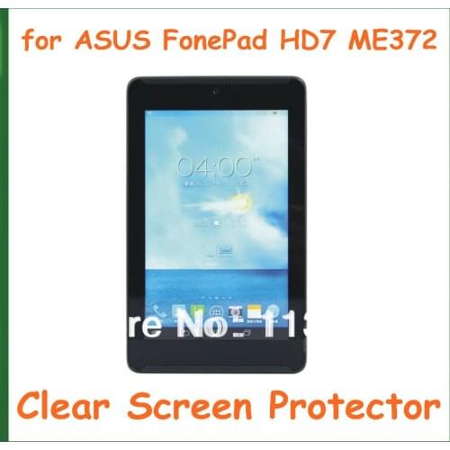 5pcs Transparent CLEAR Screen Protector Guard Film for Asus Fonepad HD 7 ME372 ME372CG No Retail Package Size 190x114.5mm
